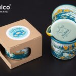 Laura Heikkala Instagram - Heikala is at DoKomi this weekend!!💕✨ We are at Hall 3 booth C37 with a very tiny batch of these lovely NEW enamel mugs, which came out perfect thanks to our friends at @emalcoenamelware 😭💕 In addition we have prints, bamboo fans, bags, all of our books and more available. I’ll be there signing and you can bring your old books for signing too!✨ We are open as follows: Fri 01:00 p.m - 08:00 p.m Sat 10:00 a.m - 08:00 p.m Sun 10:00 a.m - 02:30 p.m ❗️We are leaving early on Sunday to catch our flight so plan accordingly❗️ See you this weekend!!💕 #DoKomi #DoKomi2023