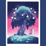 Laura Heikkala Instagram – Remaining Nebula Tree riso prints are now up in my shop along with the two other prints that were part of the To Infinity gallery show! Here you can see how I made the different colour layers with traditional mediums of pencil and ink✍️
‼️I also have some much requested mystery print bundles up in my shop in limited quantities 💕
#riso #risoprint #traditionalart