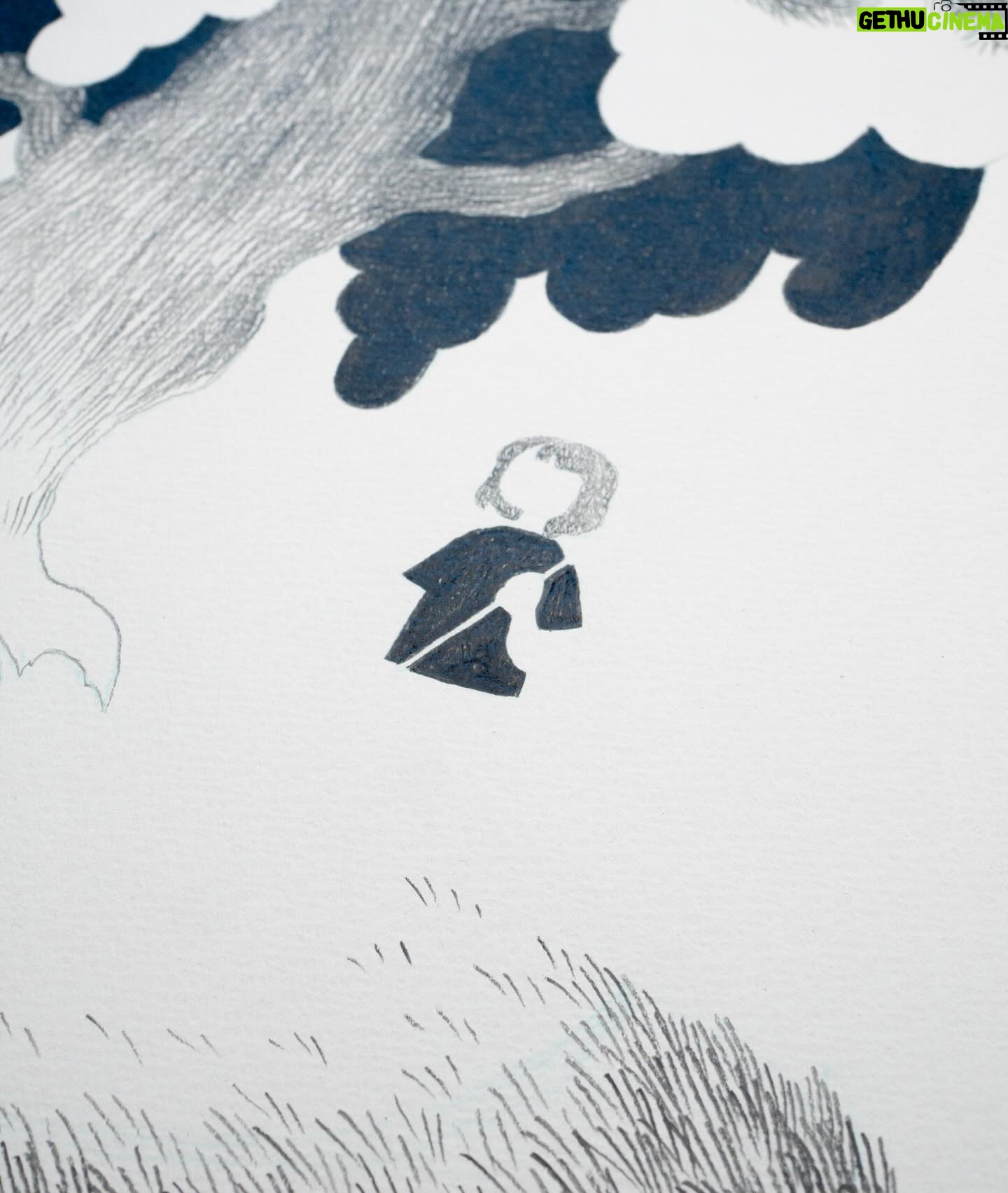 Laura Heikkala Instagram - Remaining Nebula Tree riso prints are now up in my shop along with the two other prints that were part of the To Infinity gallery show! Here you can see how I made the different colour layers with traditional mediums of pencil and ink✍️ ‼️I also have some much requested mystery print bundles up in my shop in limited quantities 💕 #riso #risoprint #traditionalart
