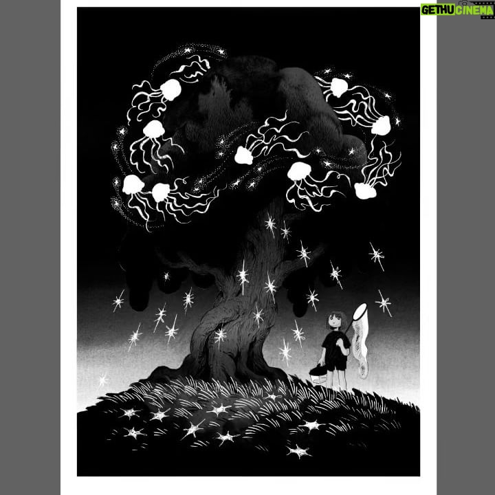 Laura Heikkala Instagram - Remaining Nebula Tree riso prints are now up in my shop along with the two other prints that were part of the To Infinity gallery show! Here you can see how I made the different colour layers with traditional mediums of pencil and ink✍️ ‼️I also have some much requested mystery print bundles up in my shop in limited quantities 💕 #riso #risoprint #traditionalart