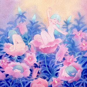 Laura Heikkala Instagram - Dawn 🌷
Continuing with the theme of tiny characters in huge surroundings. Really happy with the glowy effect. Lately I noticed that the watercolor paper texture my home scanner makes is very prominent compared to the Epson at my studio 😅

#watercolor #painting #traditionalart