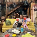 Laura Prepon Instagram – Kiddos visiting me at work!❤️ It was so meaningful to show them the set where I got my start as an actor when I was a kid (just turning 18), and where I’m currently directing today… talk about a full circle moment!☺️ #That90sShow #That70sShow