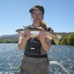 Laura Prepon Instagram – #throwback to when I was learning how to fly fish — look at this beauty! Released safely back into the wild… Looking forward to spending more calm moments on the river this season.🎣