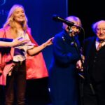 Laura Whitmore Instagram - Late posting this but yesterday was St Brigid’s day officially marking the start of the pagan festival of spring. It is also known as ‘Imbolc’, or the Feast of Brigid, It celebrates the arrival of longer, warmer days (yes please) and new beginnings. ‘Imbolc’ literally means “in the belly” and Brigid is often referred to as ‘Brigit of Kildare’, so last night I travelled to Kildare and had the pure joy of hosting the Nothing Compares celebration with @hotpressmagazine and @kildarecountycouncil and some great Irish female musicians as well as Ireland’s first woman Sabina Higgins.. who brought along her husband, the President of Ireland Michael D Higgins. 📸 @miguel_ruiz