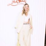 Laura Whitmore Instagram - C’est si bon! Thank you @louboutinworld for a magical trip to Paris for the #loubishow I actually contemplated painting the soles of my shoes red when I was a kid because it just looked so bloody glam and never imagined I’d ever get a pair. Thankfully I left it up to the experts and what an expert - congrats on the show Christian! Glam @joepickeringtaylor using @victoriabeckhambeauty 🎥 @georgeonaboat #pfw