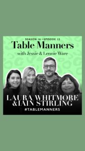 Laura Whitmore Instagram - Happy New Year!! We hope you’ve had a fabulous festive break, and now it’s time to dive in to 2024 as we deliver our first episode of the year! This week we welcome Laura Whitmore & Iain Stirling, who joined us for lunch at mum’s. Laura & Iain came to talk about food and also their brand new true crime show Murder They Wrote on BBC Sounds. We found out all about our shared loves (and it wasn’t true crime); mum & Iain both love haggis (yuk!), Laura & Iain would do anything for a dozen oysters covered in Tabasco sauce, Laura & I salute pineapple on a pizza, and we all also bonded over our adoration of friend of the show @kadiffkirwan! Thanks Laura & Iain for being utterly delightful guests. Here’s to 2024 and an amazing year of podcasts to come!