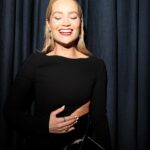 Laura Whitmore Instagram - Somehow got my feet out of my Uggs and into a pair of louboutins to host the world premiere of Argylle last night (last vid shows exactly how!) Thanks to the team @emmalanestylist @toribmakeup @joepickeringtaylor Dress @azziandosta heels @louboutinworld #whatwhitmorewore