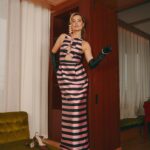 Laura Whitmore Instagram - ‘And we put our hands up like the ceiling can’t hold us’ A collection of me posing with my arms in awkward positions… MAKE UP @nickibugs using @makeupbymario #crueltyfree HAIR @krzeen Wearing @rebeccavallance shot by @dipus_photography.raw #whatwhitmorewore
