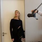 Laura Whitmore Instagram - Somehow got my feet out of my Uggs and into a pair of louboutins to host the world premiere of Argylle last night (last vid shows exactly how!) Thanks to the team @emmalanestylist @toribmakeup @joepickeringtaylor Dress @azziandosta heels @louboutinworld #whatwhitmorewore