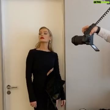 Laura Whitmore Instagram - Somehow got my feet out of my Uggs and into a pair of louboutins to host the world premiere of Argylle last night (last vid shows exactly how!) Thanks to the team @emmalanestylist @toribmakeup @joepickeringtaylor Dress @azziandosta heels @louboutinworld #whatwhitmorewore