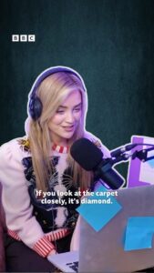 Laura Whitmore Instagram - The internal monologue really jumped out there 😅 #MTWPod This week Laura takes a deep dive into a double diamond heist on Paris’ Rue Montaigne 💎 Murder They Wrote with Laura Whitmore & Iain Stirling | Listen on BBC Sounds