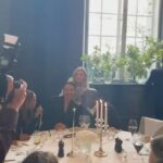 Laura Whitmore Instagram - Thanks @_bsme @edward_enninful @gideonspanier for a lovely afternoon and I didn’t spill anything on myself! Full look @leem_global pearls @viviennewestwood @aspinaloflondon @miumiu - also the ABSOLUTE cheek of me posting this when I’ve just about survived two kids parties in opposite sides of London where stuff WAS spilled and now in my pjs with a top knot and face cream! #whatwhitmorewore 📸 @davidcotterproductions