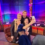Laura Whitmore Instagram - The perfect gúna for @latelaterte Earrings @simonerocha_ Dress @simonerocha_ x @theoutnet Shoes @louboutinworld Tights @wolford Styling @ingridhoey assisted by Freya Make up @cloochy using @chanelofficial Hair @cashmandjmc #whatwhitmorewore