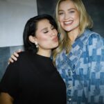 Laura Whitmore Instagram - #STAYINTHEMUSIC x Raye Day 1 Wearing @shushu__tong @louboutinworld Day 2 In @barbour @versace Team @emmalanestylist @toribmakeup @peneloperyanbeauty @mcsaatchimerlin #whatwhitmorewore 📸 @jeanyuzhengart