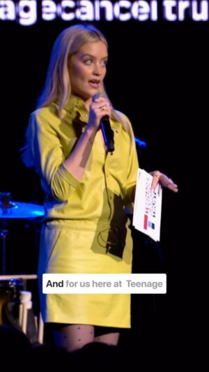 Laura Whitmore Instagram - As we reach our final night of the year at the @royalalberthall here’s a reminder of what #TeenageCancerGigs are all about 💙 

On Friday our host for the night @thewhitmore spoke about the seven young people a day who will hear the words “you have cancer”.

A massive thank you to everyone who has joined us this week. You’re helping to make sure cancer doesn’t stop young people from living their lives.