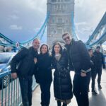 Lauren Gottlieb Instagram - Fairytale Moments 😍✨ Kevin and Meri Bender were my childhood dance teachers turned lifelong best friends!! It’s been so special introducing them to @newinflux 🥹💓 This weekend they came to visit us in London and TJ and I surprised them with two big asks: If Meri would be my Bridesmaid and stand by my side at our wedding and if Kevin would do us the honor of officiating our ceremony and marrying us 😍🥹😍 It was truly the most special night that played out like a movie and is ingrained in my memory forever!!! 🤩🤩🤩 Wedding planning kicked off to a great start!!! Couldn’t miss out on having this unforgettable moment together while you were in London. Love you always and forever @merib0829 @dmpc1987 @dmpcaz 💓💫 #wedding #weddingplanning #bridesmaid #officiant #bride #groom #shesaidyes #engagement #love #fairytale