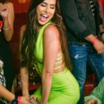 Lauren Gottlieb Instagram - Green Goddess 💚💚💚 #birthday #partyoftheyear Stylist @ipshita_bhatnagar 😘 #dress #ootd #green #greengoddess #birthday #party #nightclub #friends #rowdy #goodtime