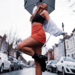 Lauren Gottlieb Instagram - Dancing in the rain 💃🏻☔️ 📸 @newinflux #london #uk #dance #photography