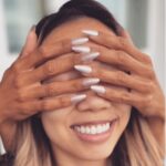 Lauren Ridloff Instagram - I have funny hands. Knobby knuckles, rough palms no matter how much moisturizer I use. People say they’d recognize my hands anywhere. And now I’ve come to love my hands. For funsies I decided to try something different and Sarah Chue served! Thanks Chue for the nails and thanks Nick for the fun photo 💖