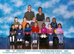 Lauren Ridloff Instagram - Twenty years ago I started teaching at @ps347asl and fell in love with my first class of students and my magnificent co-teacher @gary_wellbrock. Everyday I woke early excited about working at this groundbreaking school where we had a chance to bridge languages and cultures. Today I continue to visit this special community. This is why I am running on Nov. 6th to support the school’s fundraising efforts to provide a place where students can feel they truly belong. Link in bio. GO and DONATE! 💖💖💖