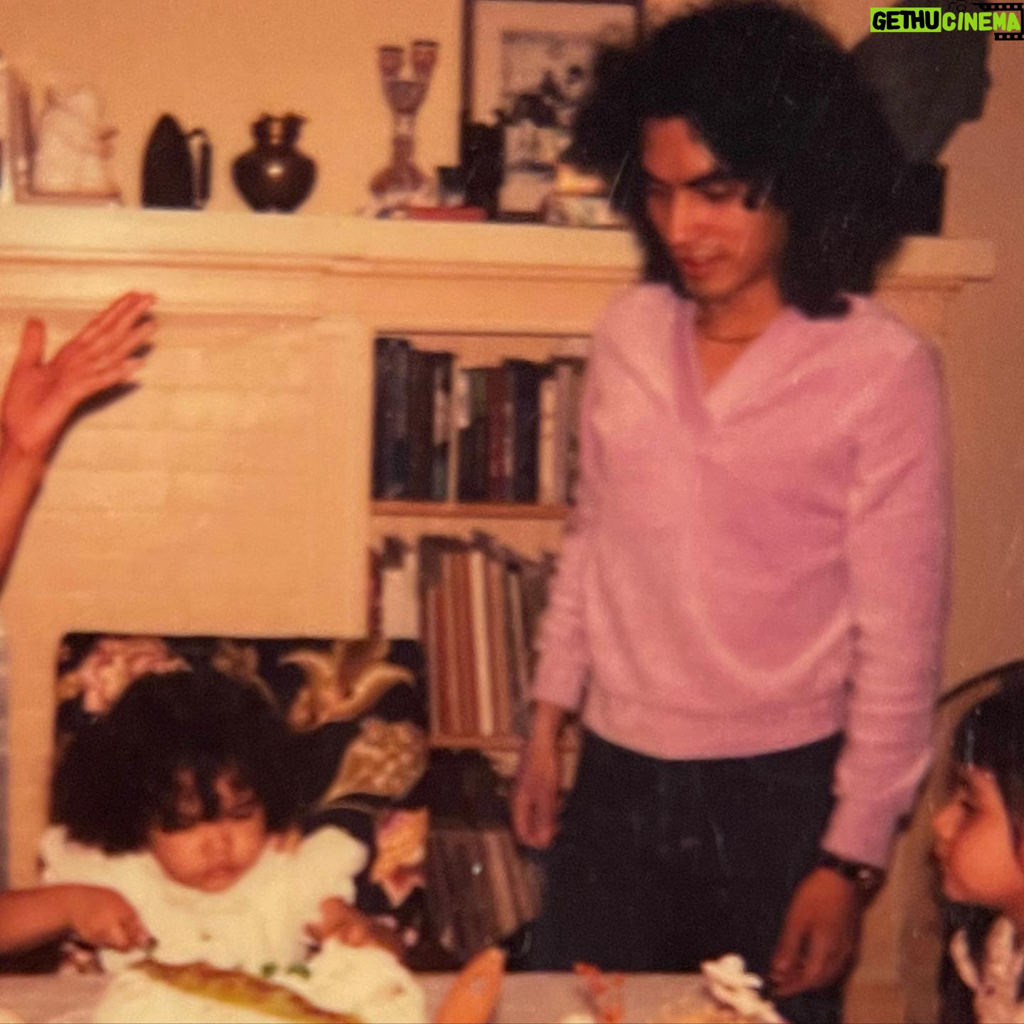 Lauren Ridloff Instagram - Happy Father’s Day to my daddy, who rocked curls and lavender velour pullovers like nobody’s business. Badass yesterday, badass today and badass always 💖