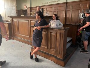Lauren Ridloff Instagram - When Marlee first approached me to play Sari for an episode she was directing, I didn’t hesitate! It was such a dream working with a Deaf director (HUGE!). Congratulations to the lovely Stephanie Nogueras and Joshua Castille for carrying this story with so much honesty and talent. If you missed this episode, watch it on HULU! #AccusedonFOX @dramaclubfox