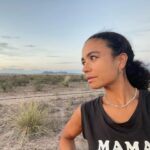 Lauren Ridloff Instagram – We got a flat tire leaving Marfa and secretly wished it would stay flat so we could stay one more night