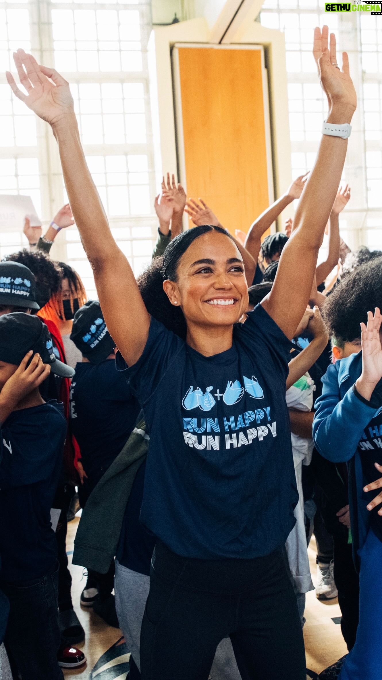 Lauren Ridloff Instagram - What a high!!!! I’m still wearing my medal whenever I can! Crossing the finish line gave me ALL the Run Happy feels. The electric energy from the crowds and other runners was an unexpected gift that keeps on giving, even today. That was the best boost! Thank you to @brooksrunning for sponsoring me and for providing me with smart gear. My blister-free feet are proof! I also am grateful for the attention and care from Kevin Hanson at @hansonsbrooksodp for the coaching, support and answering every one of my questions along the way. He has created another lifelong marathoner. Thank you to all of you who cheered me on and donated – together withBrooks we raised $46,000 to support @ps347asl