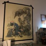 Lauren Tsai Instagram – My new print, “Ending Song,” will be available on unrealinc.com beginning Monday, March 18th at 6PM PST (3/19 10AM JST) for 24 hours only! The print is 19.5”x 26” and printed on 310 gsm archival paper. Each will be numbered and signed by me. 

(Reupload because half the images were blank last time lol 🥲)

I wanted to share a bit about this. I began “Ending Song” in 2021 while living in a friend’s guest room and feeling the desire to create another large painting before Tokyo. At the time, l’d felt distant from my dreams and self in a way which terrified me. But, an old idea resurfaced, leading me to combine various images – industrial towers from the beach I drove to most nights, crows from my hometown, and Astrid who is always there. This painting was both a start and promise to myself. What I started in LA hung in my four temporary apartments in Tokyo and loomed in the peripheral, remaining unfinished after a long hiatus from work, finally finding itself in my current residence. In mid-2023, while slowly returning to work, I revisited the painting. It struck me that leaving it unfinished would condemn it to representing an unfulfilled dream, one that was still deep within and necessary. I taped it up one last time. While painting, I felt near to the “me” who wanted so badly to make this years ago, and felt how much I’d changed since starting. “Ending Song” is a years-long beginning, a small piece to a vision I will continue to chase, and a promise kept. I’m grateful for this time and this painting which has followed me so long.

I really, really love how this print turned out and cannot wait for you to see it. Please go to the link in my bio for all the info!

Thank you always,

🖤