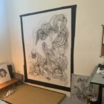 Lauren Tsai Instagram – My new print, “Ending Song,” will be available on unrealinc.com beginning Monday, March 18th at 6PM PST (3/19 10AM JST) for 24 hours only! The print is 19.5”x 26” and printed on 310 gsm archival paper. Each will be numbered and signed by me. 

(Reupload because half the images were blank last time lol 🥲)

I wanted to share a bit about this. I began “Ending Song” in 2021 while living in a friend’s guest room and feeling the desire to create another large painting before Tokyo. At the time, l’d felt distant from my dreams and self in a way which terrified me. But, an old idea resurfaced, leading me to combine various images – industrial towers from the beach I drove to most nights, crows from my hometown, and Astrid who is always there. This painting was both a start and promise to myself. What I started in LA hung in my four temporary apartments in Tokyo and loomed in the peripheral, remaining unfinished after a long hiatus from work, finally finding itself in my current residence. In mid-2023, while slowly returning to work, I revisited the painting. It struck me that leaving it unfinished would condemn it to representing an unfulfilled dream, one that was still deep within and necessary. I taped it up one last time. While painting, I felt near to the “me” who wanted so badly to make this years ago, and felt how much I’d changed since starting. “Ending Song” is a years-long beginning, a small piece to a vision I will continue to chase, and a promise kept. I’m grateful for this time and this painting which has followed me so long.

I really, really love how this print turned out and cannot wait for you to see it. Please go to the link in my bio for all the info!

Thank you always,

🖤