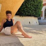 Laurie Hernandez Instagram - currently under a very small bridge and happy