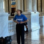 Laurie Hernandez Instagram - Pls enjoy this photo of me signaling to sheryl that I wanted a wittle snack while working… in the library of congress