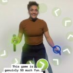 Laurie Hernandez Instagram - #ad Celebrated the release of the new #TwisterAir game from @hasbrogamingofficial ! With this new version of Twister the fun moves from the mat to your device screen! And it’s genuinely a blast to play. Adults, the game is available now on Amazon (the link is in my bio) so be sure to check it out!