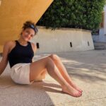 Laurie Hernandez Instagram - currently under a very small bridge and happy