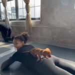 Laurie Hernandez Instagram - we did puppy yoga yesterday. it was awesome