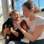 Laurie Hernandez Instagram - we did puppy yoga yesterday. it was awesome