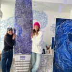 Laury Thilleman Instagram - A la conquête de la Côte Sauvage 🚐🌊🏄‍♂️🖌️💙