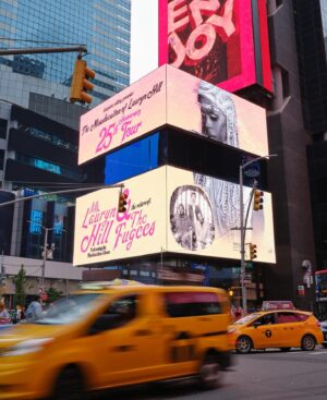 Lauryn Hill Instagram - I remember driving into the city to see the original Miseducation of LH album’s billboard in Time’s Square❗️
As my mother would say… ‘time flee-eth!’

🤭⏳ 🕰️ ✈️

#mised25