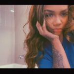 Lauryn McClain Instagram - singing in the bathroom. favorite pastime.