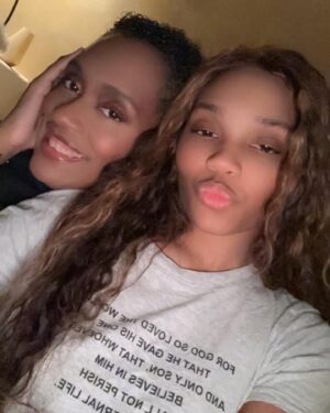 Lauryn McClain Instagram - the greatest woman on this planet and you can fight me… and lose.
Happy 52nd Birthday, my Minnie. i love you so much that i have a hard time describing exactly how much in human words.  but i pray every day and night that my actions, as one of your oldest children, reflect the amount of love that i have for you.  it is YOUR day, YOUR week, YOUR MONTH!  you are the greatest Mother and FRIEND that a woman could ever have.. i couldn’t have gone up to Heaven and asked GOD for a better Mommie and Friend.  you are it. Happy Birthday/week/month, my Minnie Mommie. I ❤️ U, I ❤️ U, I ❤️ U!!!!!
(and yess.. i said FIFTY…. TWO.  who else doin it like this @ 52? i’ll wait.) I ❤️ U MOM!!!!!
ps. she let me BEAT her face todayyyy. and if i don’t look like this in my 50’s, i quit.
Happy Birthday, Mom.
-Lulu❤️🙏🏾🙌🏾🥰👩🏽‍🤝‍👩🏾👶🏾👩🏽‍🍼