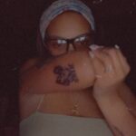 Lauryn McClain Instagram - when the new tats were still wrapped ❤️🙌🏾🐅