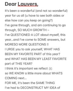 Lauv Instagram - A little note from my heart to yours…