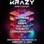 Lauv Instagram – Honestly so fire that I get to play this show, see u soon @krazysuperconcerts @__youngbae__ @aespa_official @official_g_i_dle @official_theboyz @zb1official 🫶