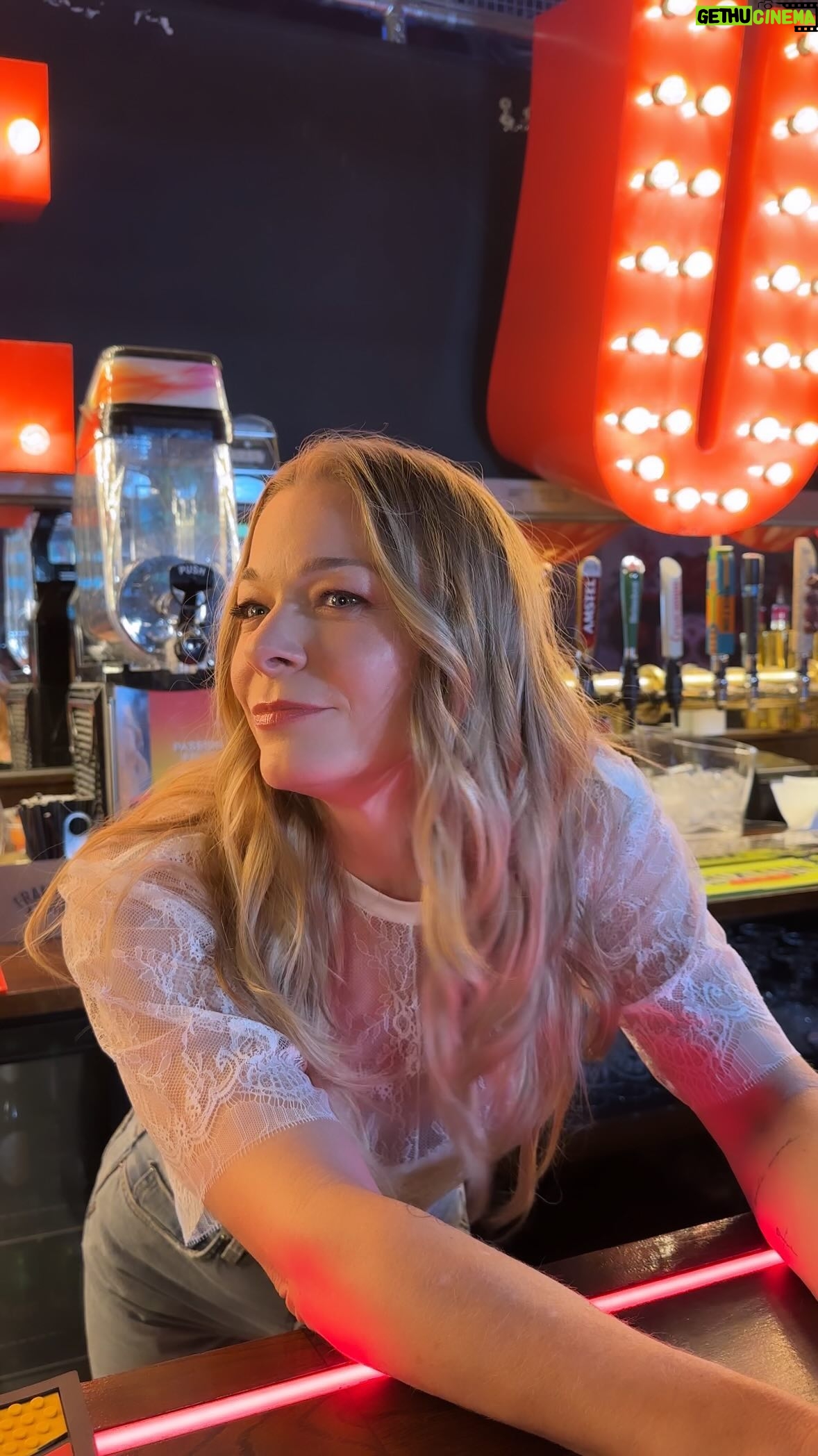 LeAnn Rimes - 70.4K Likes - do we serve water in this bar…? if you know, you know… ❌ 💦
#hellnoh20 #coyoteugly #cantfightthemoonlight #london