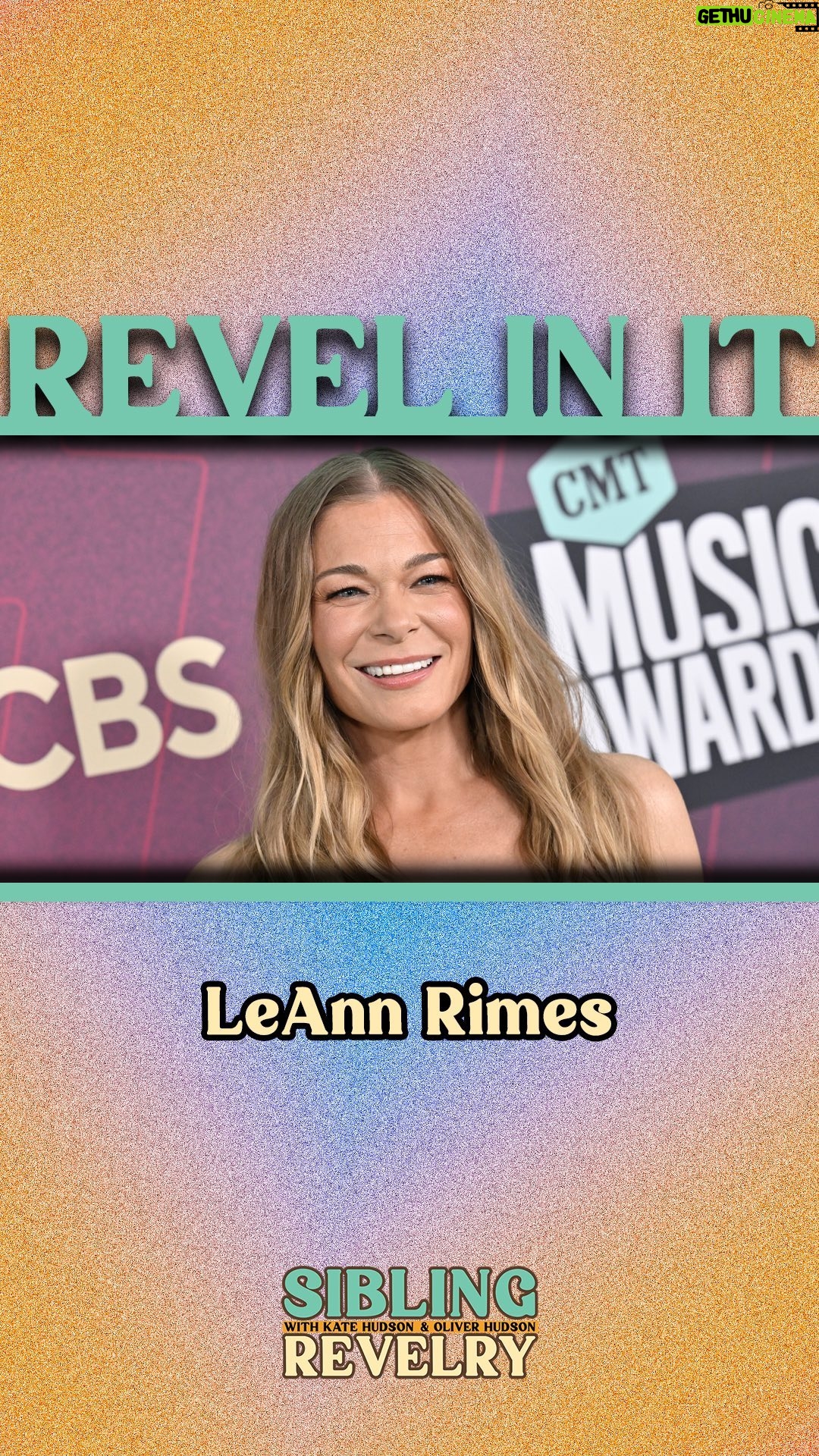 LeAnn Rimes Instagram - a little something for my podcast lovers… as a wise singer/songwriter once said… “i say love is thicker than blood” 😉 so even though i may not have blood siblings, i was super happy to join @katehudson & @theoliverhudson on their podcast, @siblingrevelry. we talk growing up in this crazy industry, families and all of the fun things, in their latest episode. you can listen now, in all the places you find podcasts 🤍