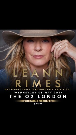 LeAnn Rimes Instagram - it’s happening… @theo2london… may 8th!!! 

i couldn’t be more excited to be back with my uk loves for one night only, in london! we’ll be celebrating almost thirty years of music and memories and i would love for you to join me there. 

tickets will be available this friday from 10am, but check back tomorrow as i may have a special pre-sale link, just for you 🤍

📍 @1hotel.mayfair