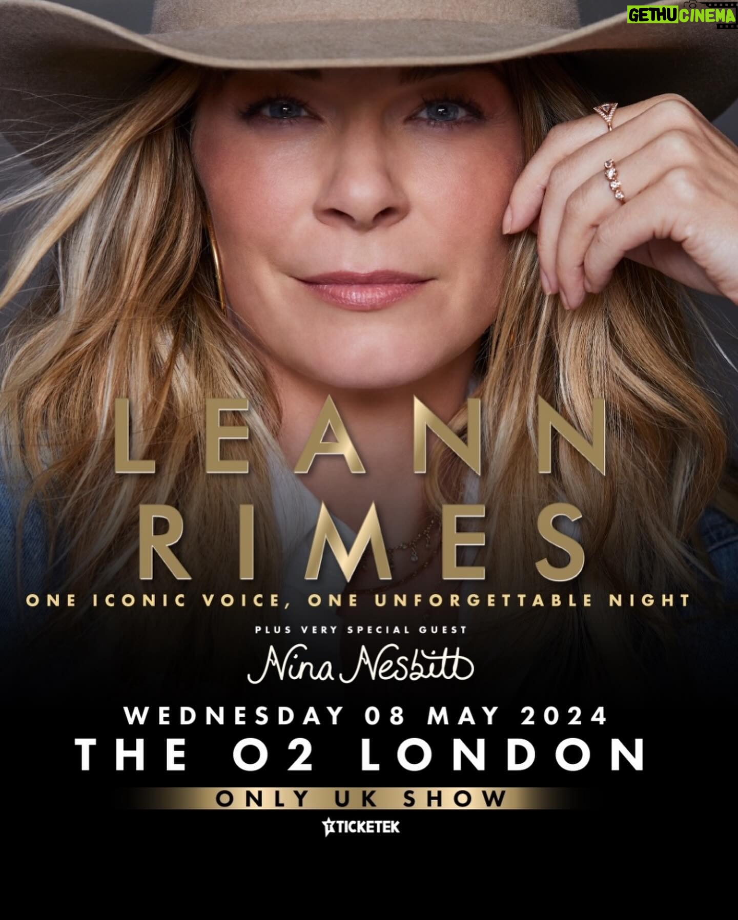 LeAnn Rimes Instagram - less than ✌🏼 weeks until @theo2london (and i get to have another roast dinner) not sure what i am most excited for… jk, of course it’s being reunited with my uk loves… 😂🤍 we have just opened up some additional floor seats, so head to the link in my bio to grab them while you can!