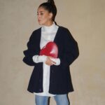 Leïla Bekhti Instagram - ♥️ @maisonalaia @pieter_mulier ♥️