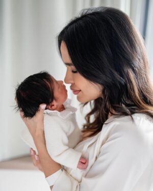 Leïla Ben Khalifa Instagram - On Feb 28/02/2024 my life became the most meaningful as I brought our baby girl Jasmine into this world.  My love for her began when I first found out I was pregnant but when I saw her I never knew a love can be so strong and powerful.  The miracle of life is so complex but yet so simple, full of love and emotions.  Now " being complete “ finally has a meaning. 

#JasmineSapir