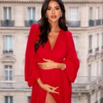 Leïla Ben Khalifa Instagram – You never understand life until it grows inside of you ❤️

#7monthspregnant  #blessed